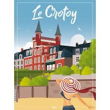Affiche Le Crotoy Le Crotoy Image De Ville Baie De Somme