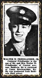 Walter William Friedlander Jr. (1922-1983)