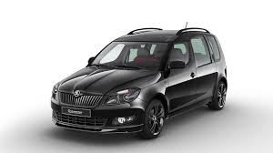 We have yet to see a 1.8t engine put into a fabia but it looks like it will. Skoda Fabia Combi Monte Carlo Roomster Noire Debut In Geneva Motor1 Com Photos