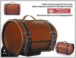 Image Valise Top Case Touring Ledrie Valise Top Case Cuir Custom Leather Bags Duffle