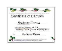 Free printable baptism certificate template christian. 47 Baptism Certificate Templates Free Printabletemplates