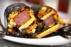 Kimchi Fried Rice Kimbap Kimchi Fried Rice Kimbap Food