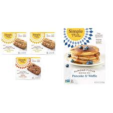 Swap the whole wheat flour for a 1:1 gf baking flour. Buy Simple Mills Snacks Variety Pack Nutty Banana Bread Spiced Carrot Cake Variety Pack 3 Count Almond Flour Pancake Mix Waffle Mix Gluten Free Made With Whole Foods Online In