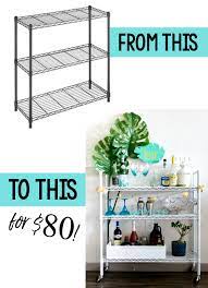 80 Diy Bar Cart Diy Bar Cart Bar Cart Decor Diy Bar