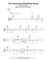 Get a video lesson and sheet music emailed to you every two weeks and get three great songs right now: The Hawaiian Wedding Song Ke Kali Nei Au By Andy Williams Ukulele Guitar Instructor