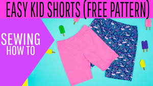 45 free printable sewing patterns. Easy Kids Shorts Free Pattern Youtube