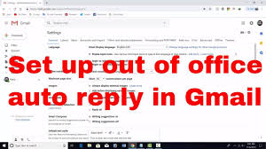 How To Set Up Out Of Office Or Vacation Responder Auto Reply From Gmail Learn Social Media Vacation Googie