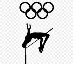 The standing high jump was an olympic track and field event held between 1900 and 1912. Winter Olympic Games High Jump At The Olympics Clip Art Png 540x720px Olympic Games Area Black
