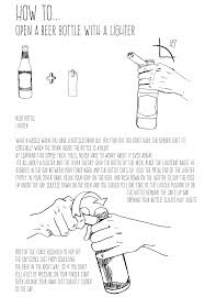 Opening A Bottle With A Lighter Life Hack Silvia Sperduta Illustration Viaggi Scoperta Di Se