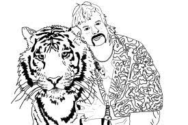 For boys and girls, kids and adults, teenagers and toddlers, preschoolers and older kids at school. Day 13 Of Quarantine Made A Tiger King Coloring Sheet Enjoy Tigerking