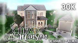 Roblox Bloxburg 30k Cheap Mini Mansion No Advanced Placement House Build Youtube Build A House Game Luxury House Plans Modern Family House