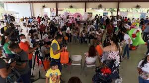 Realizan la gran tetada en el Parque Omar