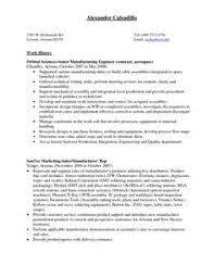 resume for assembly line worker