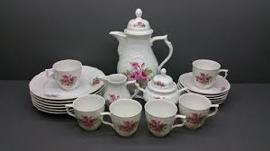 Rosenthal Kaffee Service Sanssouci Rote Rose 6 Pers Ebay