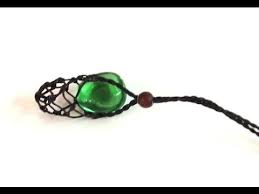 How To Macrame Tutorial Interchangeable Swap Stone Necklace Infinity Necklace Sack Youtube Crystal Necklace Diy Stone Necklace Diy Diy Crystals