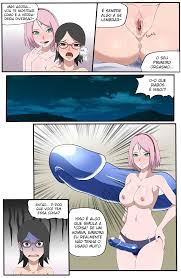 Boruto Porno - Sarada E Sakura Aulas De Sexo Com Mamãe - Mega Hentai