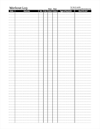 Bodyweight workouts, strength training workouts, sprint workouts—this workout journal works for all of them. Workout Log Template Free Pdf Download Sortoutmy Life