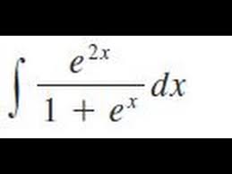 Indefinite and definite integrals calculator. Integrate E 2x 1 E X Dx Youtube