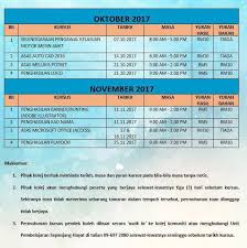Permohonan kemasukan ke kolej komuniti bagi sesi disember 2019 adalah bermula pada 30 ogos 2019. Senarai Kursus Pendek Kolej Kolej Komuniti Besut Facebook
