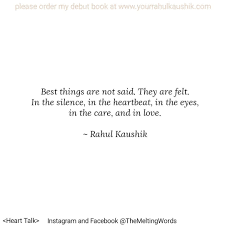 Maybe you would like to learn more about one of these? Rahul Kaushik On Instagram Heart Talk Best Conversation Rahulkaushikofthemeltingwords Instagra Good Thoughts Quotes Distance Love Quotes Quotes Deep