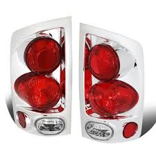 D Motoring 02 06 Dodge Ram 1500 2500 3500 Tail Lights Chrome Housing Red Lens Plug N Play Pair Dodge Ram 1500 Tail Light Dodge Ram