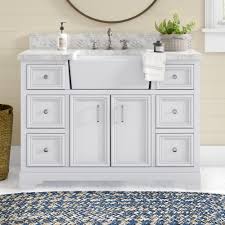 Unfortunately, laminated particle board also tends to be plain and not too versatile in terms. Sand Stable Teigan 48 Single Bathroom Vanity Set Reviews Wayfair