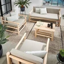 Teak Table Lounge Naturel H 45 X Long 70 X P 50 Cm En 2020 Lounge Salon En Palettes Mur Palette Bois