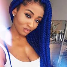 Black And Blue Box Braids Mixed Box Braids Hairstyles 2018 Medium Jumbo Bob Box Braids Hairstyles Big Box Braids Hairstyles Short Box Braids