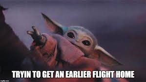The breakout star of disney's the so you can avoid the tedious task of scrolling through the rubbish designs in search of one that's clever or funny, we've collected our favourite baby yoda memes right here for your viewing pleasure. These Are Not The Baby Yoda Memes You Are Looking For About Travel