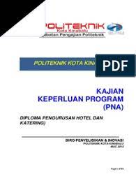 Diploma pengurusan sumber manusia 10355 diploma 345 (management and administration). Program Need Analysis Report For Dhk Program