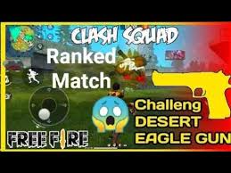 Only Desert Eagle Pistol Challenge In Clash Squad Ranked Match Free Fire A Q Gaming Youtube