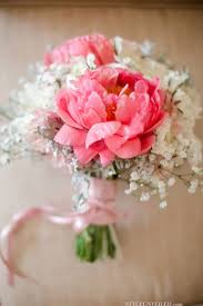 Sure, most people planning a wedding know that peonies can cost a pretty penny (particularly when out of season), and carnations are always a. Gorgeous Expensive Flower Peony W A Cheaper Bloom Baby S Breath Makes For A Budget F Floral Bouquets Wedding Peony Bouquet Wedding Pink Peonies Wedding