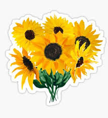 Yellow Flowers Aesthetic Stickers Bubble Stickers Hydroflask Stickers