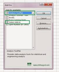 Learn Microsoft Excel Install And Activate The Analysis Toolpack And Solver Learning Microsoft Microsoft Software Microsoft Excel