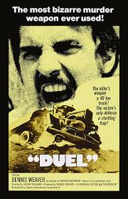 Duel (1971) Starring Dennis Weaver, Jacqueline Scott And Eddie Firestone.  Directed By Steven Spielberg.