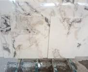 Fendi White Picasso Marble Slab Countertops Customize