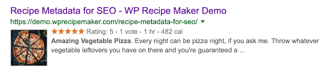 Recipe Metadata For Seo Wp Recipe Maker Demo