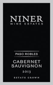 Niner 2013 Estate Grown Cabernet Sauvignon Paso Robles