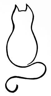 40 best examples of line drawing art. One Line Cat Tail Right Cat Tattoo Simple Line Art Tattoos Line Art