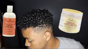 How often should you wash your jeans? Get Curly Hair For Black Men Ft Shea Moisture Youtube