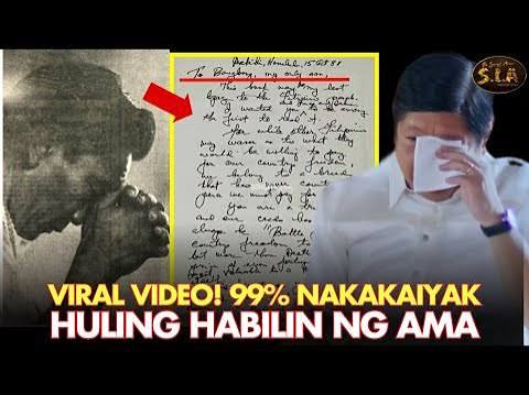 KAYA PALA GANITO KATIBAY SI PBBM Sa Mga BATIKOS! Huling Bday Message Ni FEM  Kay BBM - YouTube