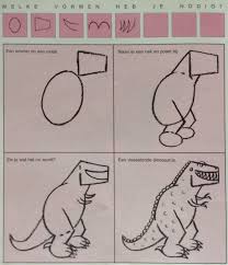 Dinosaurussen kunnen heel makkelijk te tekenen zijn als je weet hoe je moet teken/kleur stencil met dino thema. Dino 1 Leren Tekenen Dinosaurus Tekenen Voor Kinderen Cartoon Tekeningen