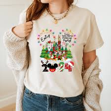 Custom Family Very Merry Christmas Party 2024 Shirt, Walt Disneyworld  Christmas Shirt, Personalized Family Christmas Tee, Christmas Gift Tee