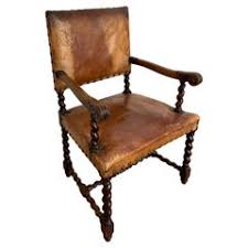 Choose from contactless same day delivery, drive up and more. High Back Caramel Leather Chair With Carved Wood Detail For Sale At 1stdibs