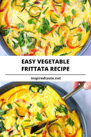 Easy Vegetable Frittata Recipe Vegetable Frittata Easy Vegetable Frittata Vegetable Frittata Recipes