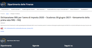 Non ci sono variazioni per la scadenza della prima rata dell'imu 2021, il cui pagamento è previsto per il 16 giugno 2021. Udaayvne57dpom