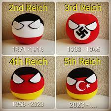 Germanyball (deutschlandkugel) is a countryball in the center of europe, who appears in most comics (as well as so now germany has been take over by a new fascist dictator called merkel who has established the fourth reich elected liberal conservative called. Germanic Evolution Polandball Store Facebook