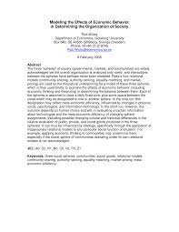 Maybe you would like to learn more about one of these? Pdf Modeling The Effects Of Economic Behavior In Determining The Organization Of Society