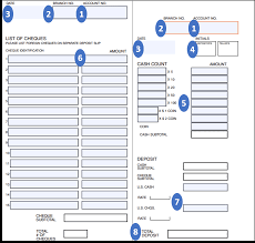 List the amount of money you want to deposit. How To Fill Out A Bank Deposit Slip Finder Canada