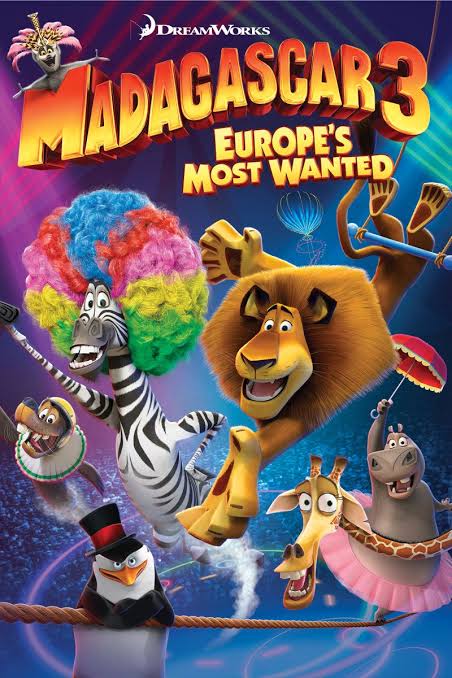 Madagascar 3: Europe’s Most Wanted (2012) Dual Audio [Hindi+English] Blu-Ray – 480P | 720P | 1080P – x264 – 300MB | 1GB | 3.3GB – Download & Watch Online